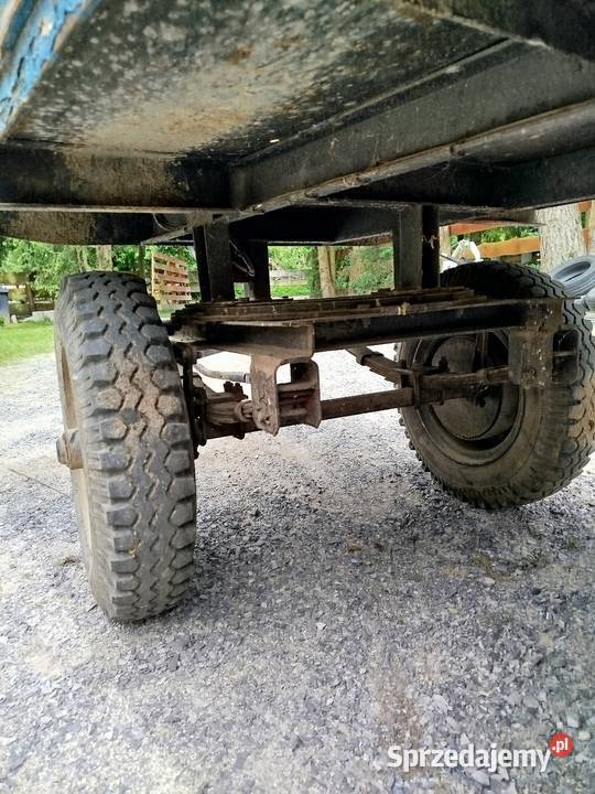 Przyczepka Multicar minitraktorek sztywna