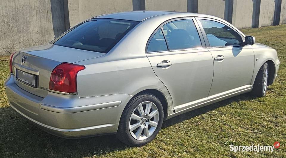 Toyota Avensis T25 sedan 18 Benzyna 2004 Avensis dolnośląskie Mietków