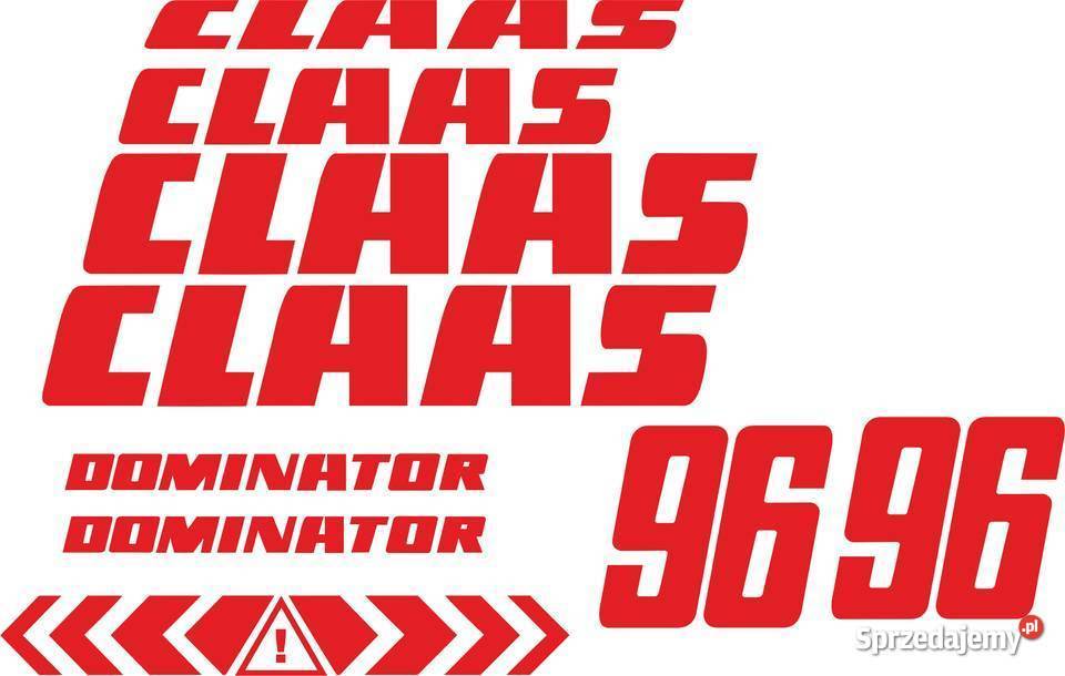 naklejki claas dominator 96 kujawsko-pomorskie Jeżewo