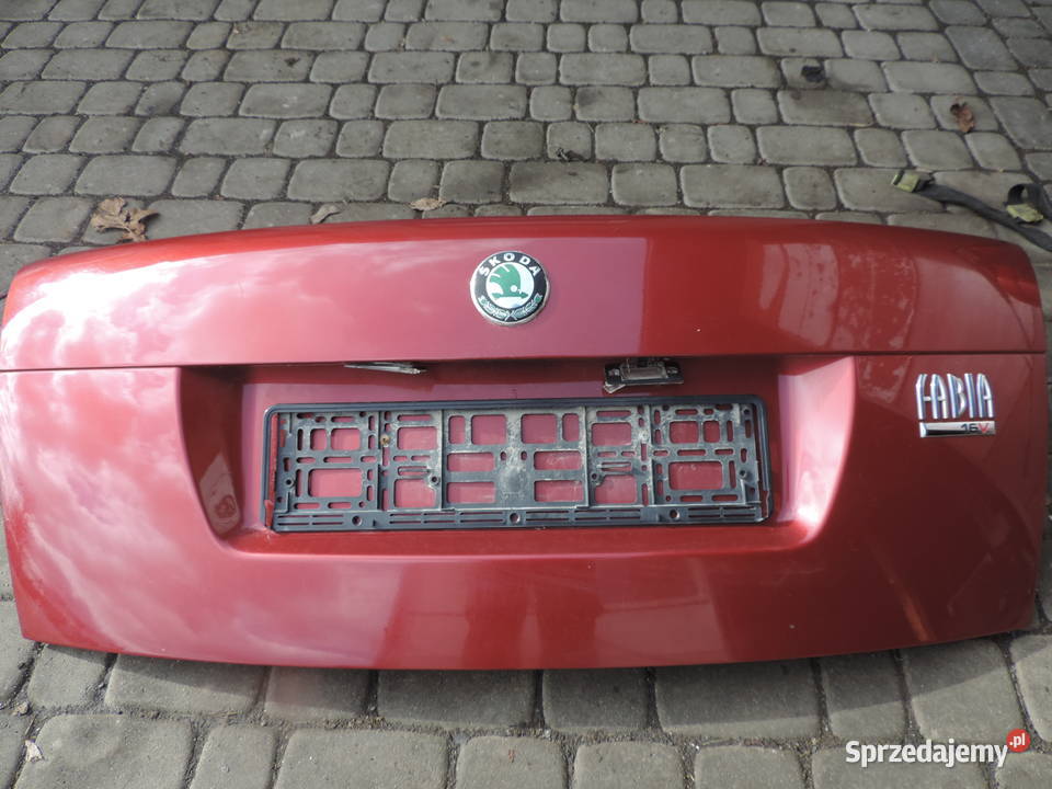KLAPA BAGAŻNIKA SKODA FABIA I LIFT SEDAN 9892 Nowy Sącz