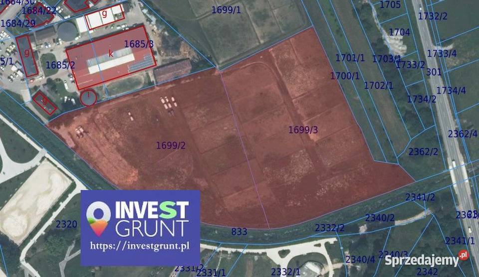 635 ha przetarg na dzierżawę gruntów rolnych 63500m2 Kłaj