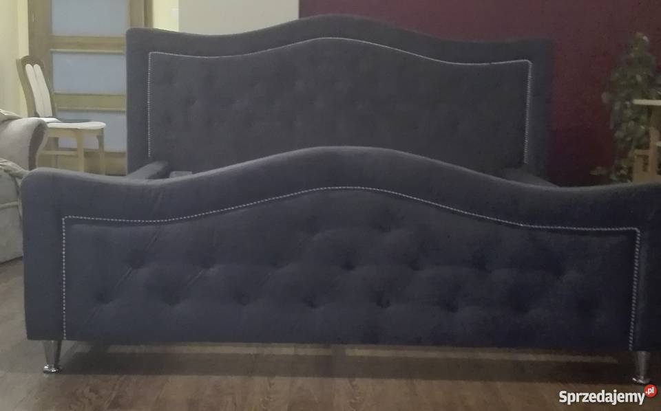 Piękne łóżko sypialniane stylowe 204cm wielkopolskie Kępno