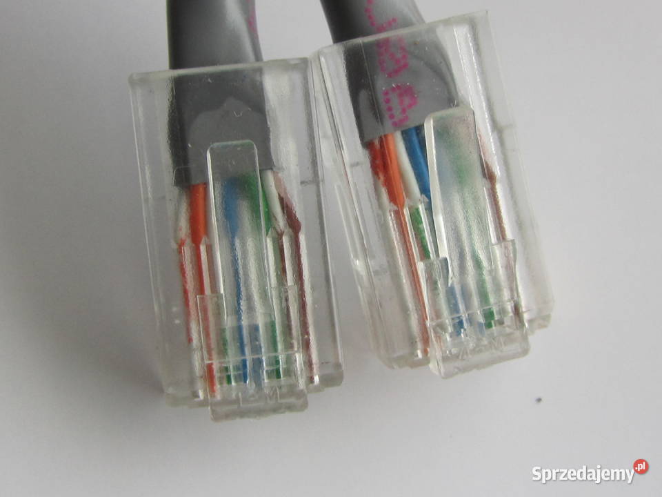 Kabel internetowy sieciowy 2 x 8P8C RJ45 20m Elektronika Olecko sprzedam