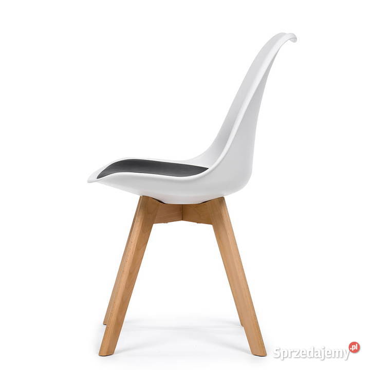 Białe Krzesło Dublin Z Poduszką Czarną Wysyłka wielkopolskie Tarchały Małe