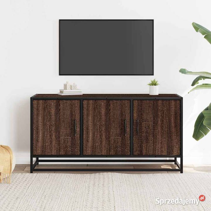 Szafka pod TV brązowy dąb 100x35x50 WM848833