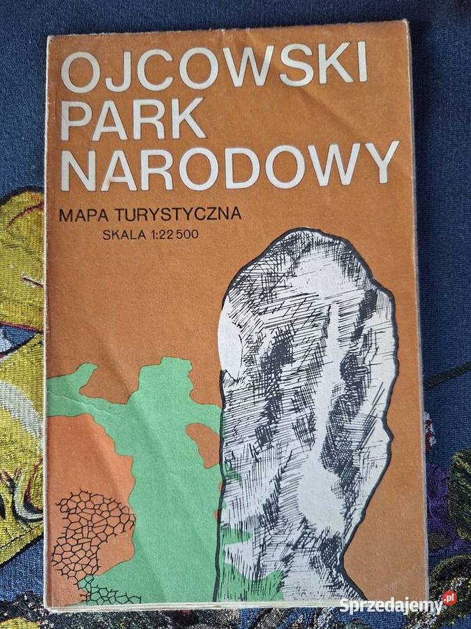 Ojcowski Park Narodowy mapa turystyczna 122 500 Kraków
