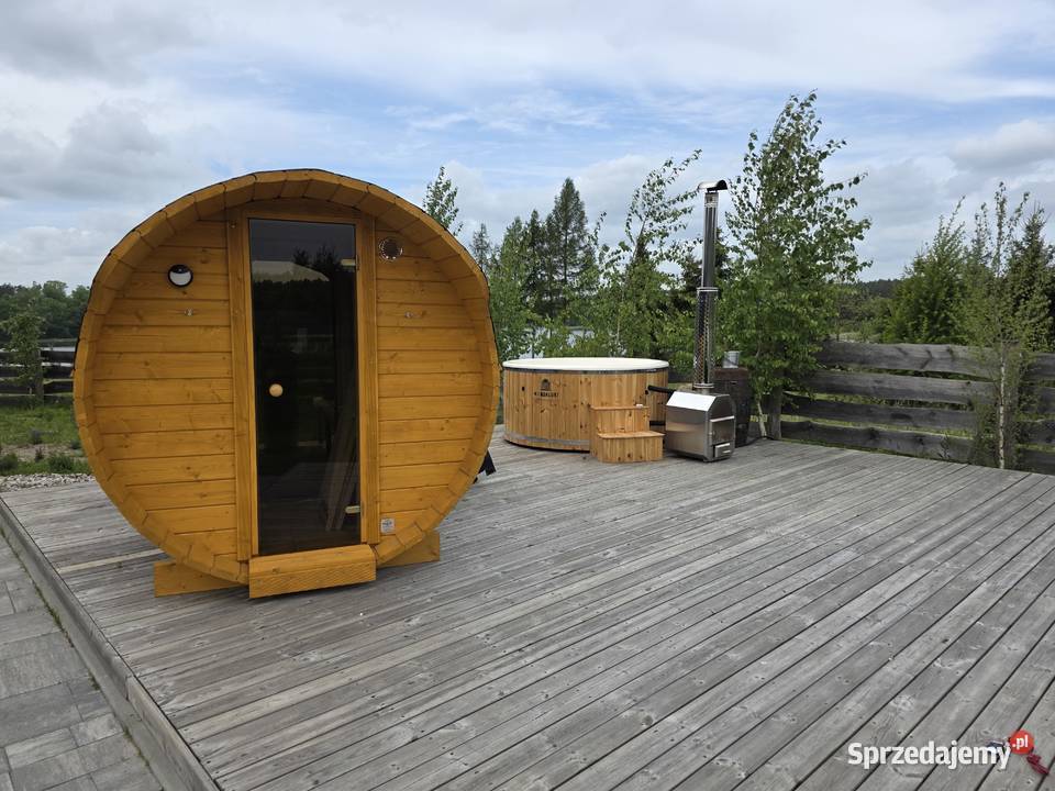 Kompleks SPA sauna balia ogrodowa na drewno Sauny Starogard Gdański sprzedam