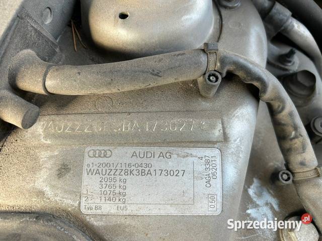 AUDI A4 B8 AVANT 20 TDI CR 2011r S Line zadbane elektryczne lusterka Kutno sprzedam