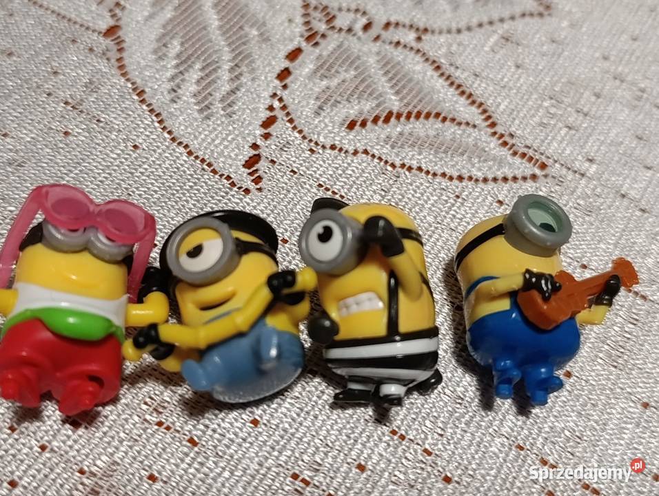 figurki minionki 4 sztuki