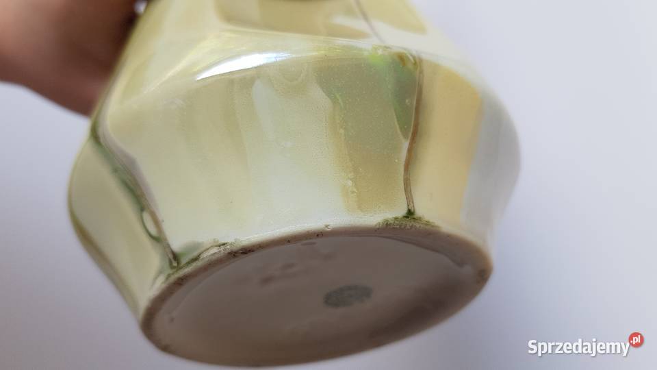 Porcelanowy wazon Krokus Bogucice porcelana PRL śląskie Dąbrowa Górnicza sprzedam