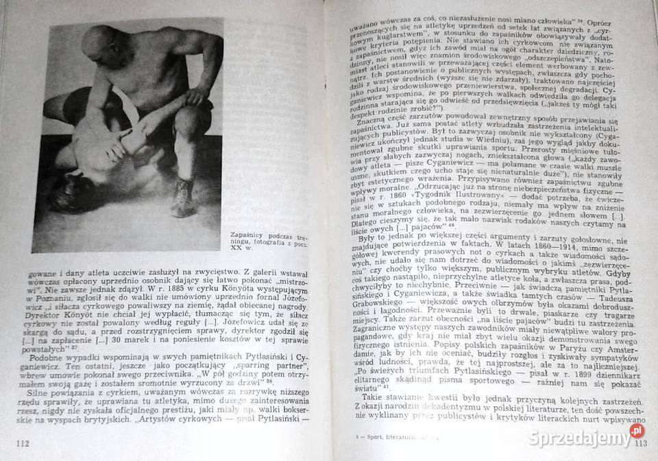Sport literatura sztuka Wojciech Lipoński