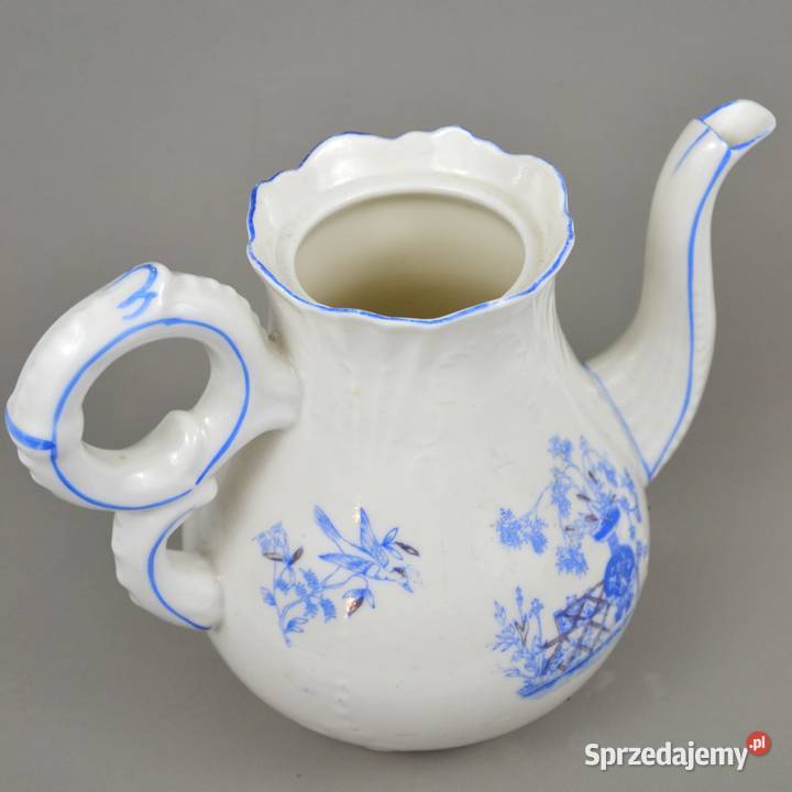 Stary dzbanek do kawy z serii CHINA BLAU mazowieckie Pomiechówek