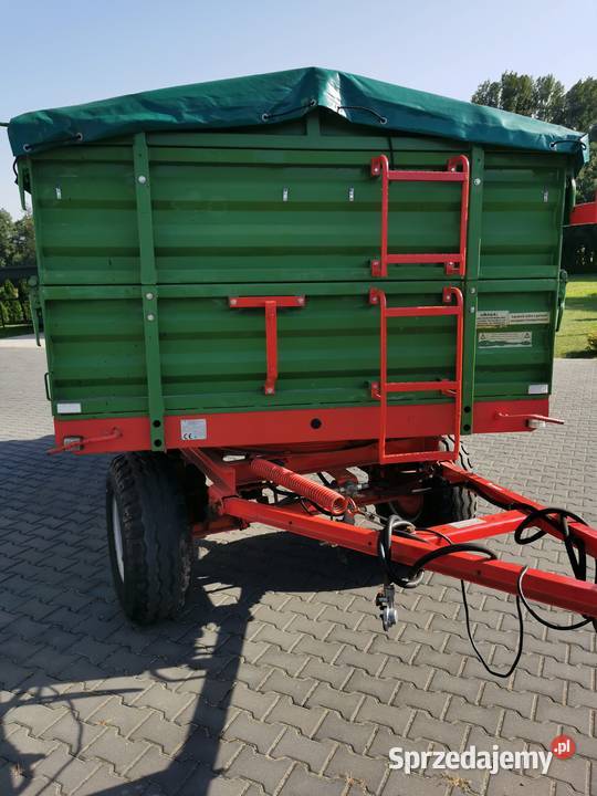 Wywrot 3 strony przyczepa rolnicza 6 ton PRONAR nieuszkodzony Przyczepy rolnicze Maszyny rolnicze Borzęcice