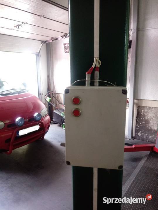 Podnośnik dwukolumnowy śrubowy Sprzęt warsztatowy sprzedam