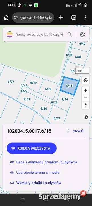 Działka budowlana 940m gmina Aleksandrów Łódzki Zgierz