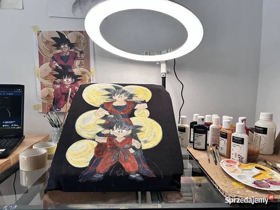 Malowanie ubrania custom kurtki art portret Tomaszów Mazowiecki sprzedam