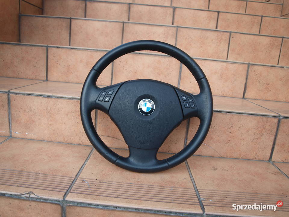 BMW 3 E90 E91 kierownica skórzana airbag 2005