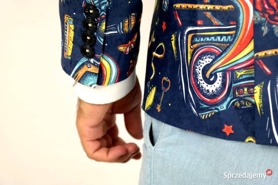 GIOVANNI PERA Marynarka męska kolorowa D502 Ostrów Wielkopolski