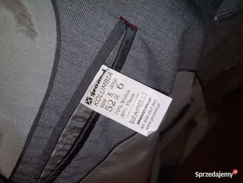 Garnitur Męski 52 sprzedam