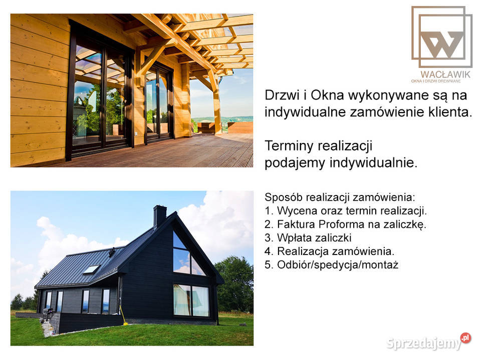 Drzwi 15 Skrzydłowe Zewnętrzne Wejściowe Raba Niżna