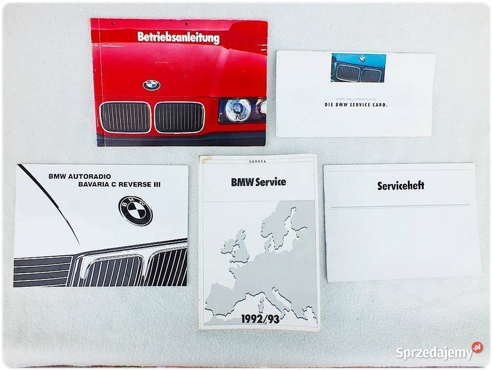 BMW E36 serii 3 Kompletny Zestaw Książka z Pozostałe Żary sprzedam
