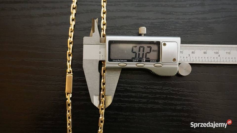 ZŁOTY ŁAŃCUSZEK KUTY ŁAŃCUCH ANKIER 60G Warszawa sprzedam