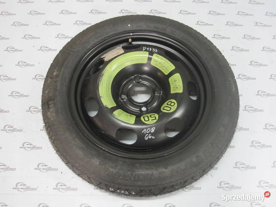 CITROEN C3 C4 PICASSO 308 koło dojazdowe 1258516