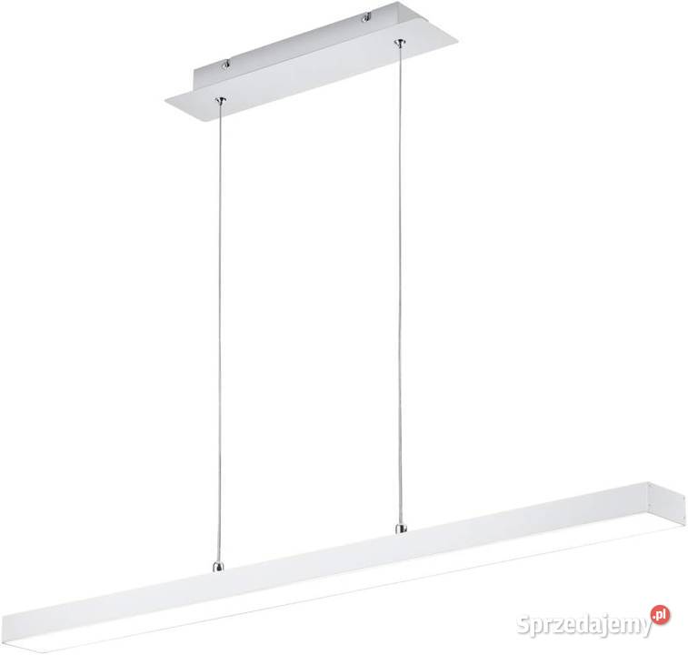 Duża Lampa Wisząca LED metal 18 W Biały Mat