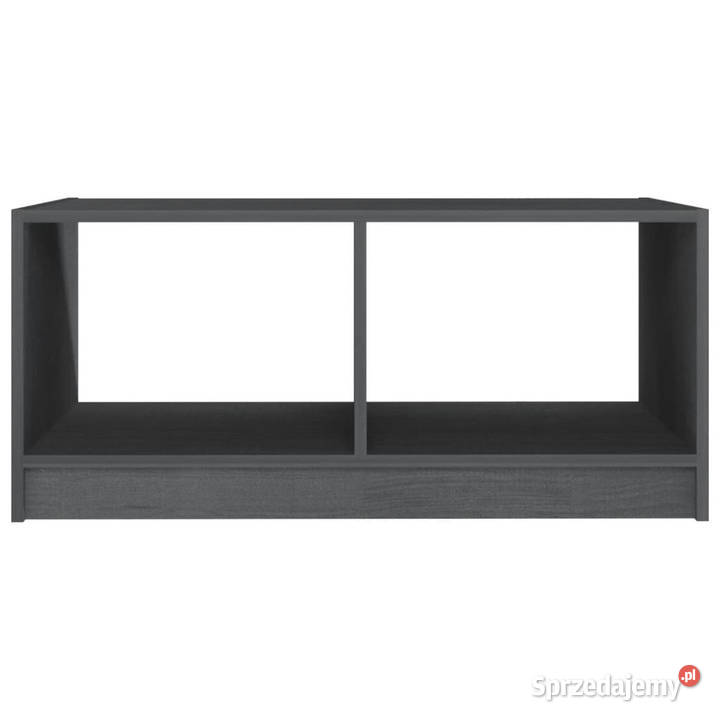 Stolik kawowy szary 75x50x335 lite drewno