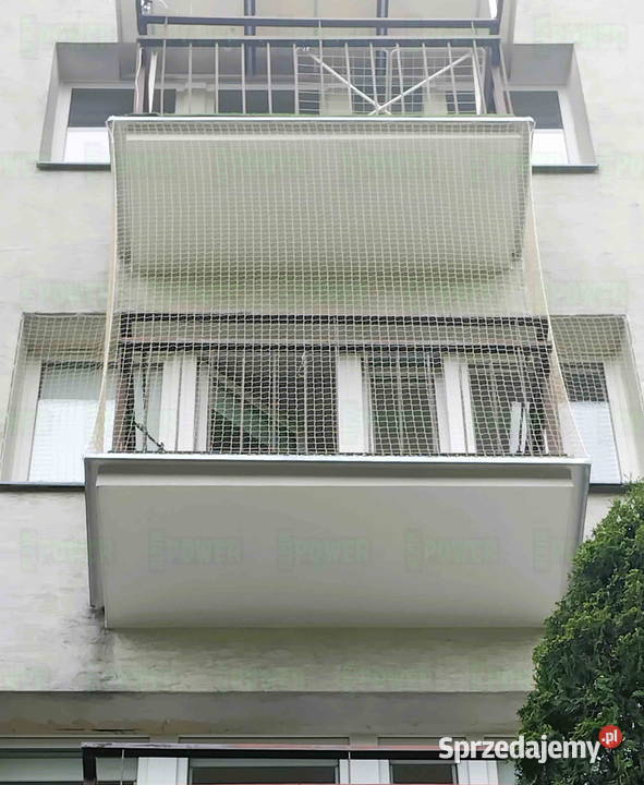Założenie siatki na balkon kota Warszawa Siatka