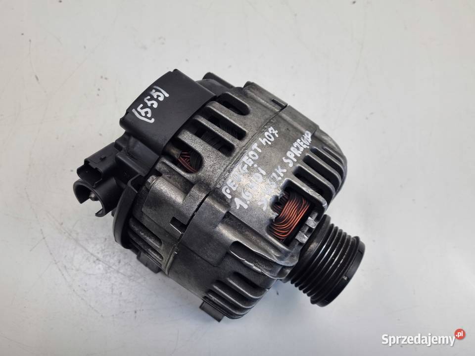 ALTERNATOR Peugeot 407 16 HDI valeo 9646321780 Układ elektryczny, zapłon Rudka