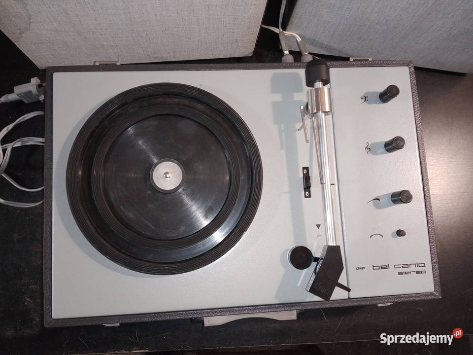 Gramofon z głośnikami walizka Delphin Werk Pirna dolnośląskie Wrocław