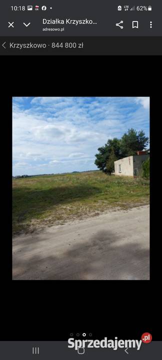 Krzyszkowo Obornicka dzałka 5280m2 prąd