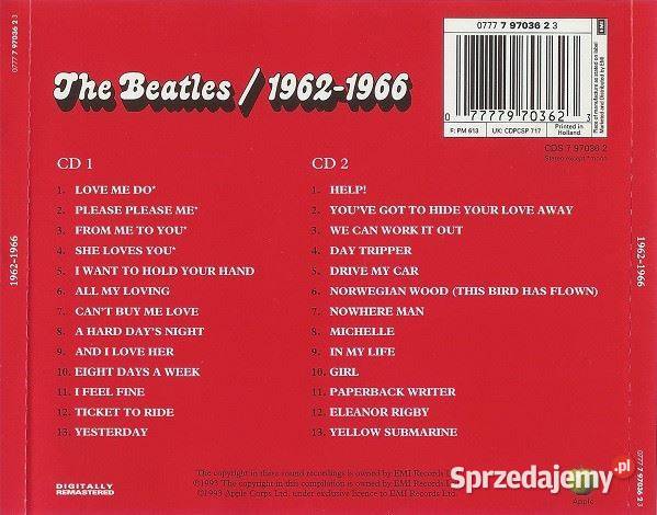The Beatles 19621966 2xCD Apple Records 0777 7