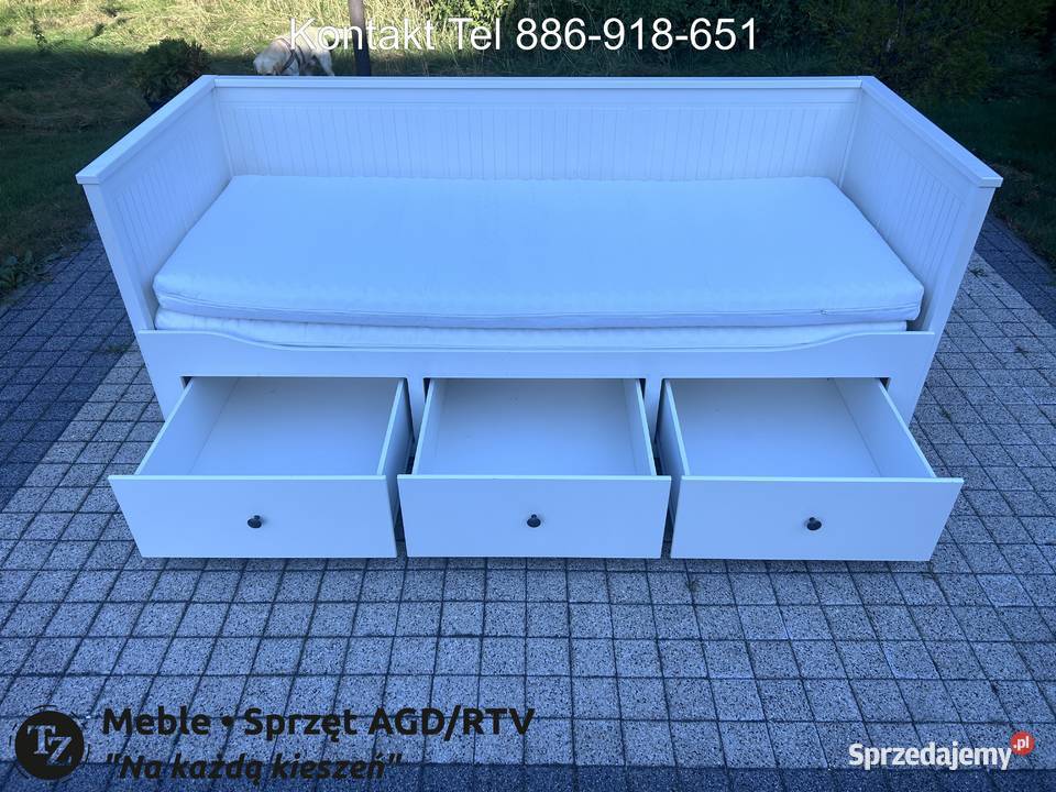 IKEA HEMNES Łóżko Leżanka z 3 szufladami 2 śląskie Rybnik