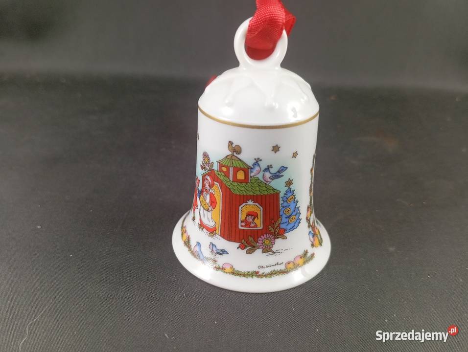 Porcelanowy dzwonek świąteczny Hutschenreuther lubuskie Zielona Góra