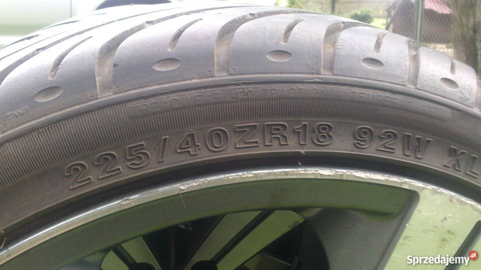 Alufelgi Aez 18 5x112 z oponami 22540ZR18 Oleszyce