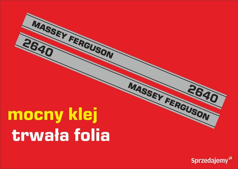 Naklejki Massey Ferguson 2640 mocne Bydgoszcz