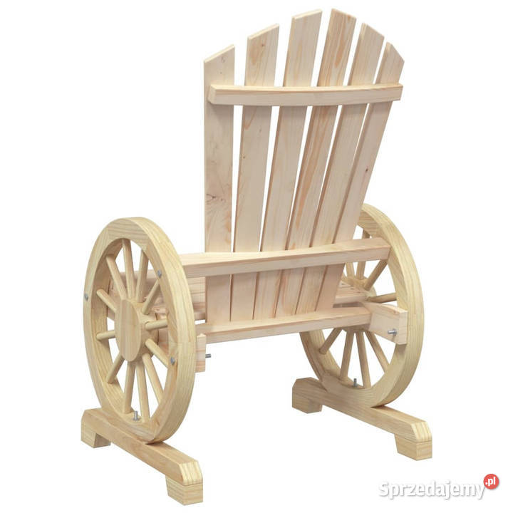 Krzesło ogrodowe Adirondack lite drewno jodłowe