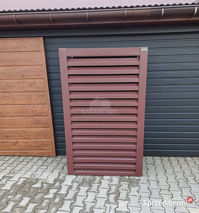 Osłona pompy ciepła 80x40x190 ciemny brąz OP389 małopolskie Łapanów