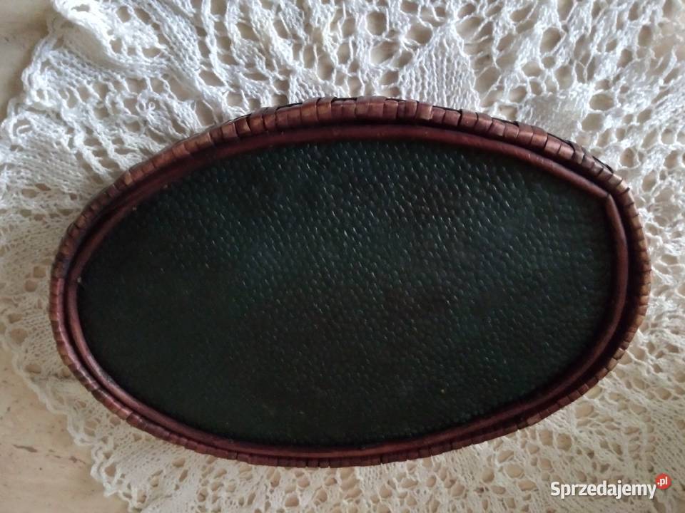 Stara tacka z wiklinowym obrzeżem sprzedam