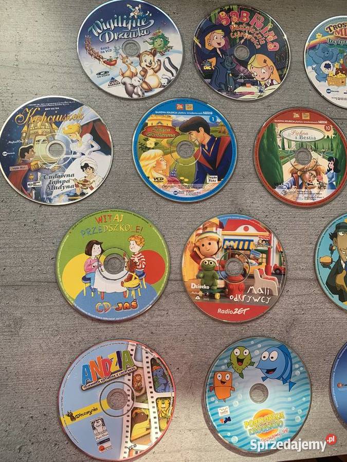 17 płyt z bajkami dzieci HIT podkarpackie