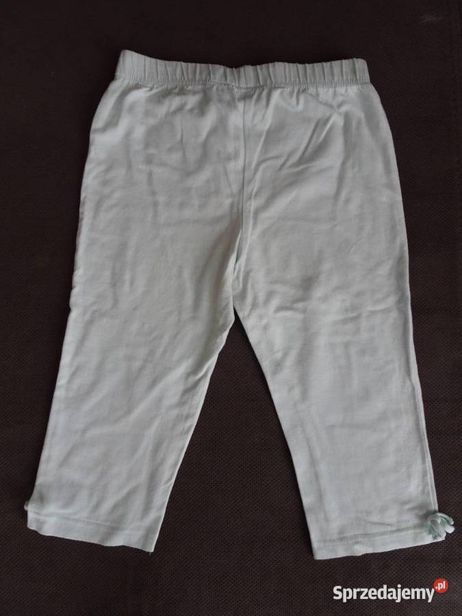 Pistacjowe legginsy Capri rozmiar 128134 Spodnie Warszawa