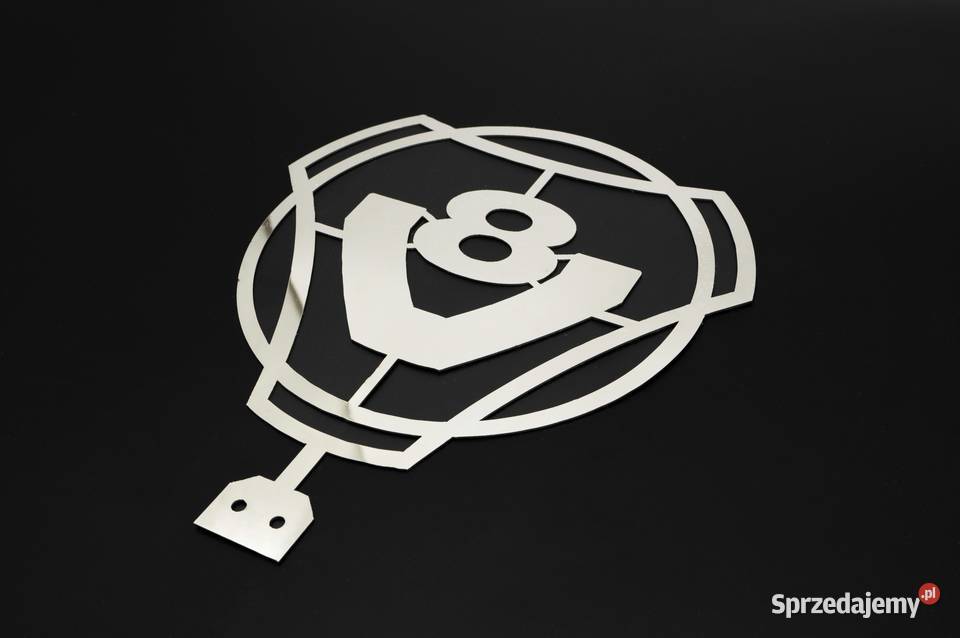 SCANIA V8 emblemat lustro STOJAK NIERDZEWKA Kobierno