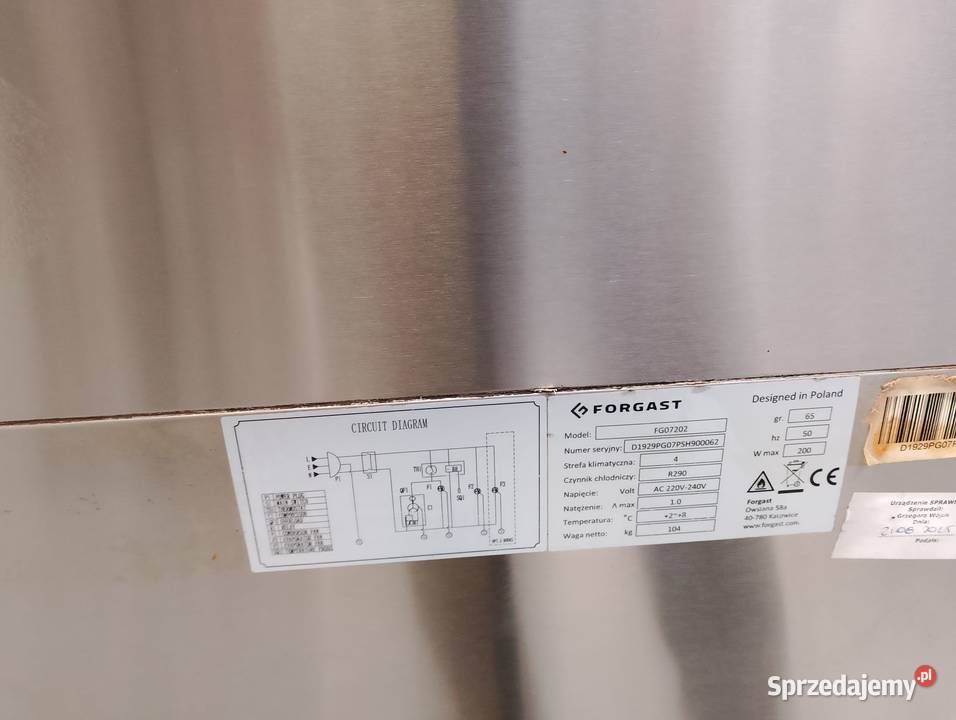 Stół do pizzy Forgast 90 FG 7202 Wrocław sprzedam
