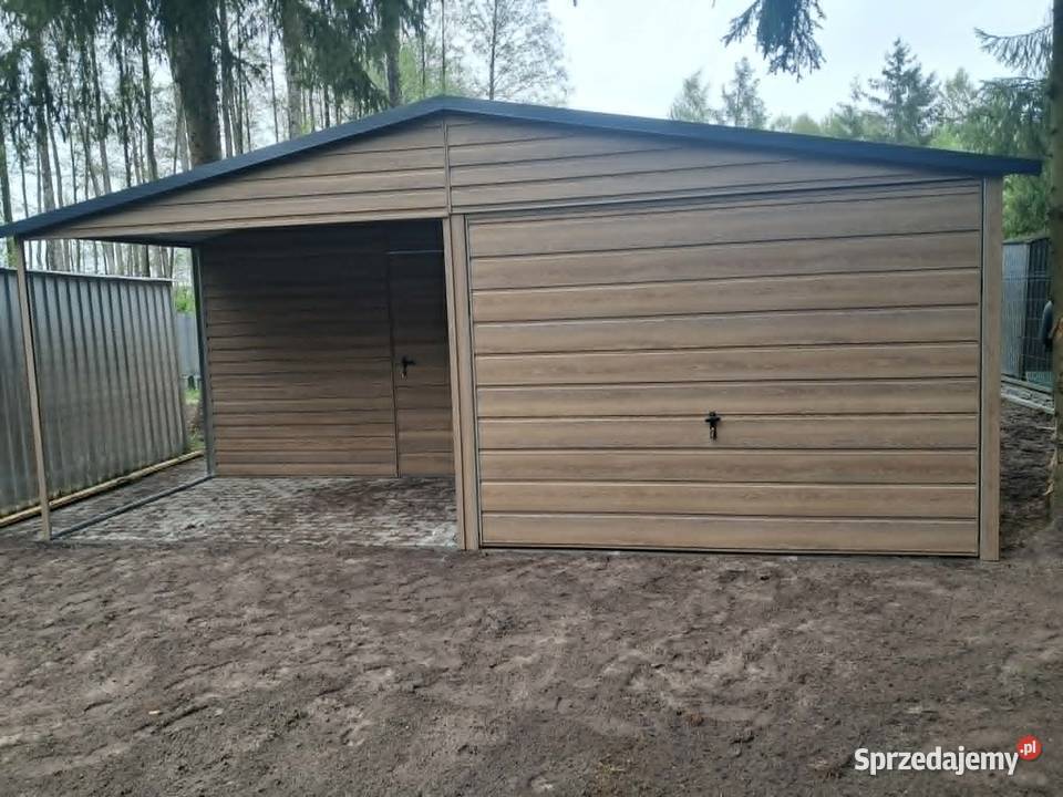 Garaż blaszany WNĘKA schowek domek WZMOCNIONY Rzeszów