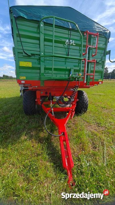 Przyczepa Rolnicza Dwuosiowa AGL AT910 10ton Grabica