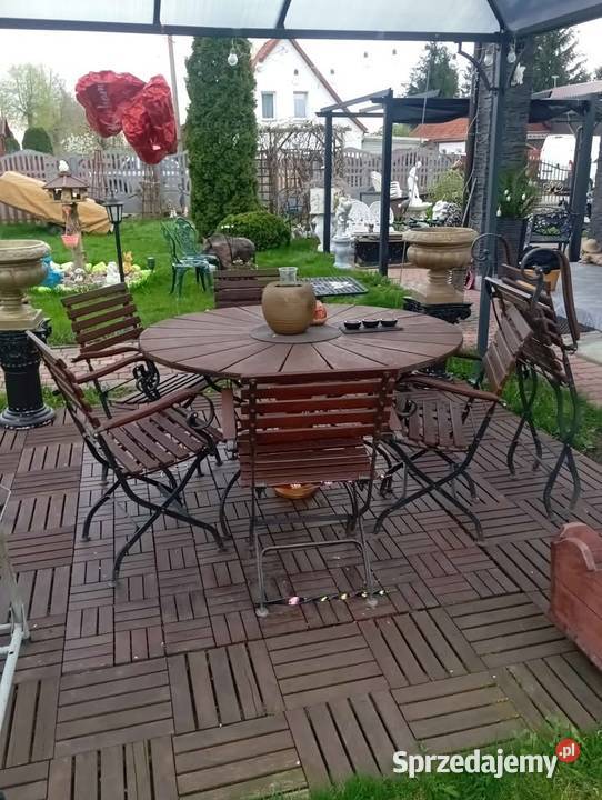 Solidny zestaw mebli ogrodowych warmińsko-mazurskie
