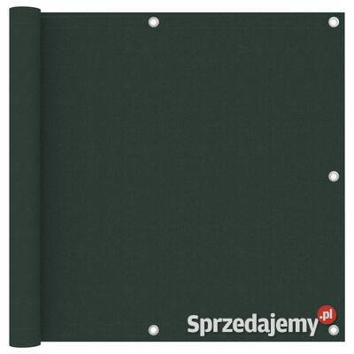 vidaXL Parawan balkonowy ciemnozielony 90x300 mazowieckie Warszawa