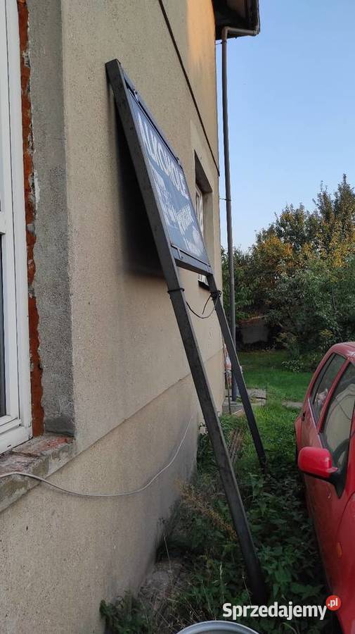 Reklama na stelażu metalowym Łódź